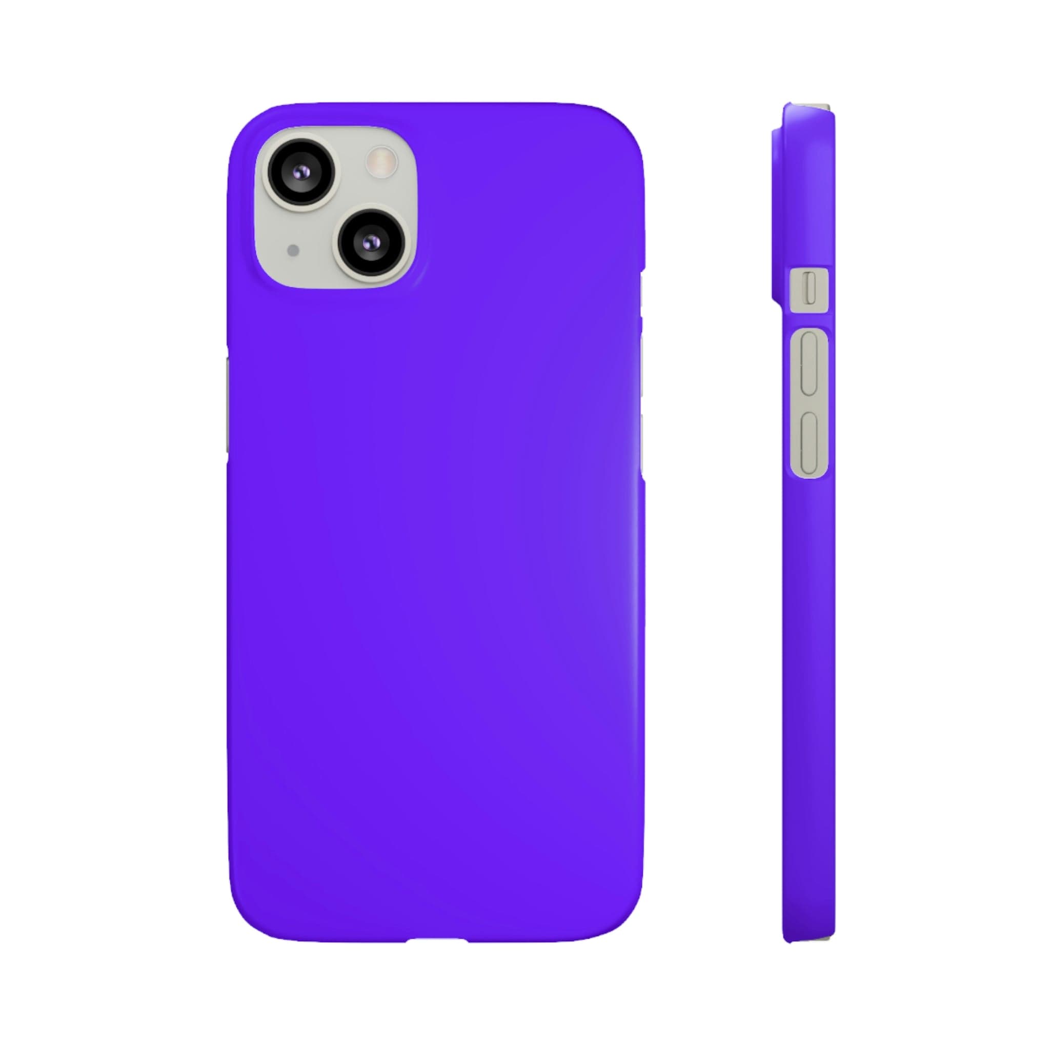 CASEBOB Phone Case iPhone 13 / Matte Electric Indigo iPhone Case (Slim)