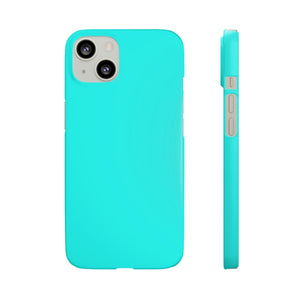 CASEBOB Phone Case iPhone 13 / Matte Flourescent Blue iPhone Case (Slim)