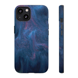 CASEBOB Phone Case iPhone 13 / Matte Midnight Flow Ink Art iPhone Case (Protective)