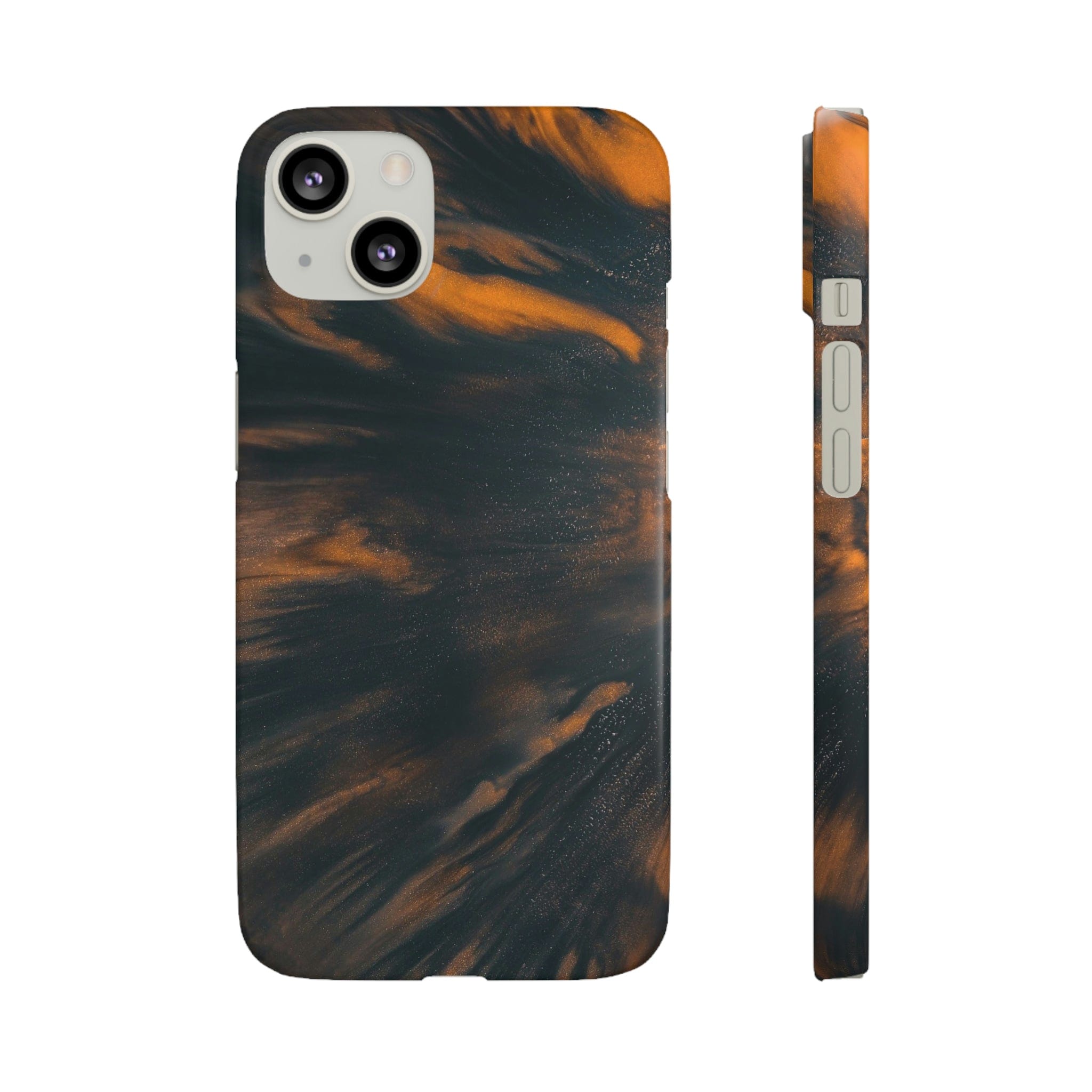 CASEBOB Phone Case iPhone 13 / Matte Space Speed Ink Art iPhone Case (Slim)