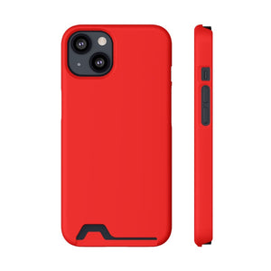 CASEBOB Phone Case iPhone 13 / Matte / With gift packaging Candy Apple Red iPhone Case (Card)