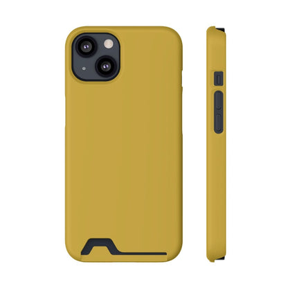 CASEBOB Phone Case iPhone 13 / Matte / With gift packaging Metallic Gold iPhone Case (Card)