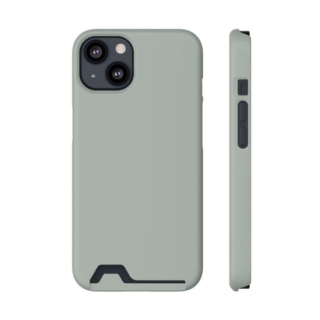 CASEBOB Phone Case iPhone 13 / Matte / Without gift packaging Ash Grey iPhone Case (Card)