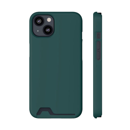 CASEBOB Phone Case iPhone 13 / Matte / Without gift packaging Deep Jungle Green iPhone Case (Card)