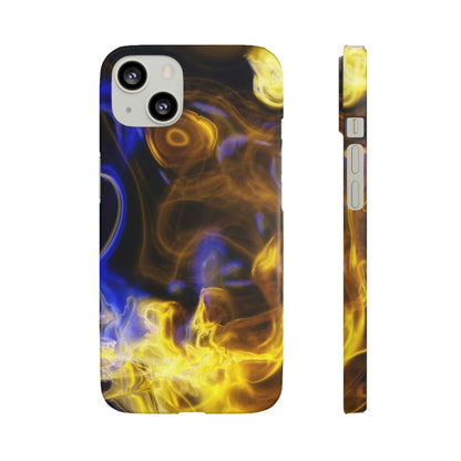 CASEBOB Phone Case iPhone 13 / Matte Yellow Marble iPhone Case (Slim)