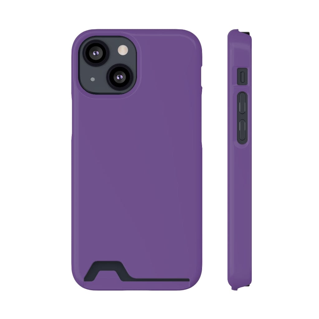 CASEBOB Phone Case iPhone 13 Mini / Glossy / With gift packaging Dark Lavender iPhone Case (Card)