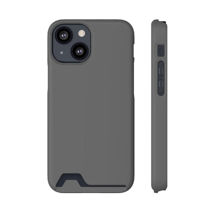 CASEBOB Phone Case iPhone 13 Mini / Matte / Without gift packaging Dim Gray iPhone Case (Card)