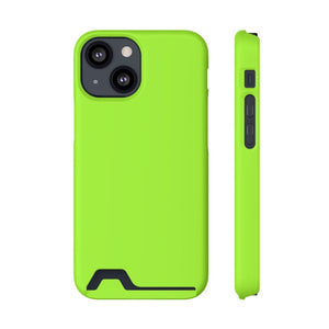 CASEBOB Phone Case iPhone 13 Mini / Matte / Without gift packaging Green Yellow iPhone Case (Card)