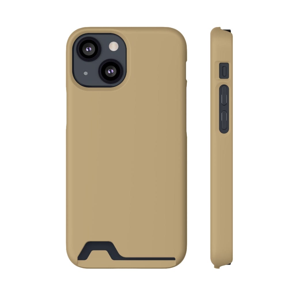 CASEBOB Phone Case iPhone 13 Mini / Matte / Without gift packaging Light French Beige iPhone Case (Card)