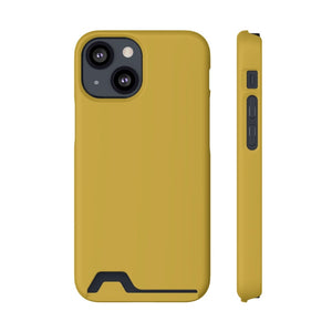 CASEBOB Phone Case iPhone 13 Mini / Matte / Without gift packaging Metallic Gold iPhone Case (Card)