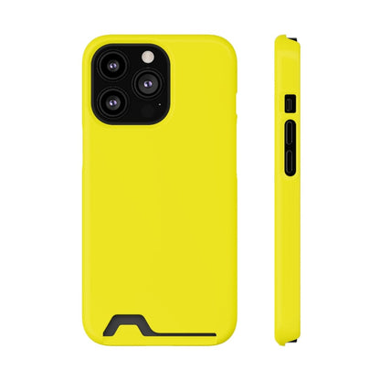 CASEBOB Phone Case iPhone 13 Pro / Glossy / Without gift packaging Cadmium Yellow iPhone Case (Card)