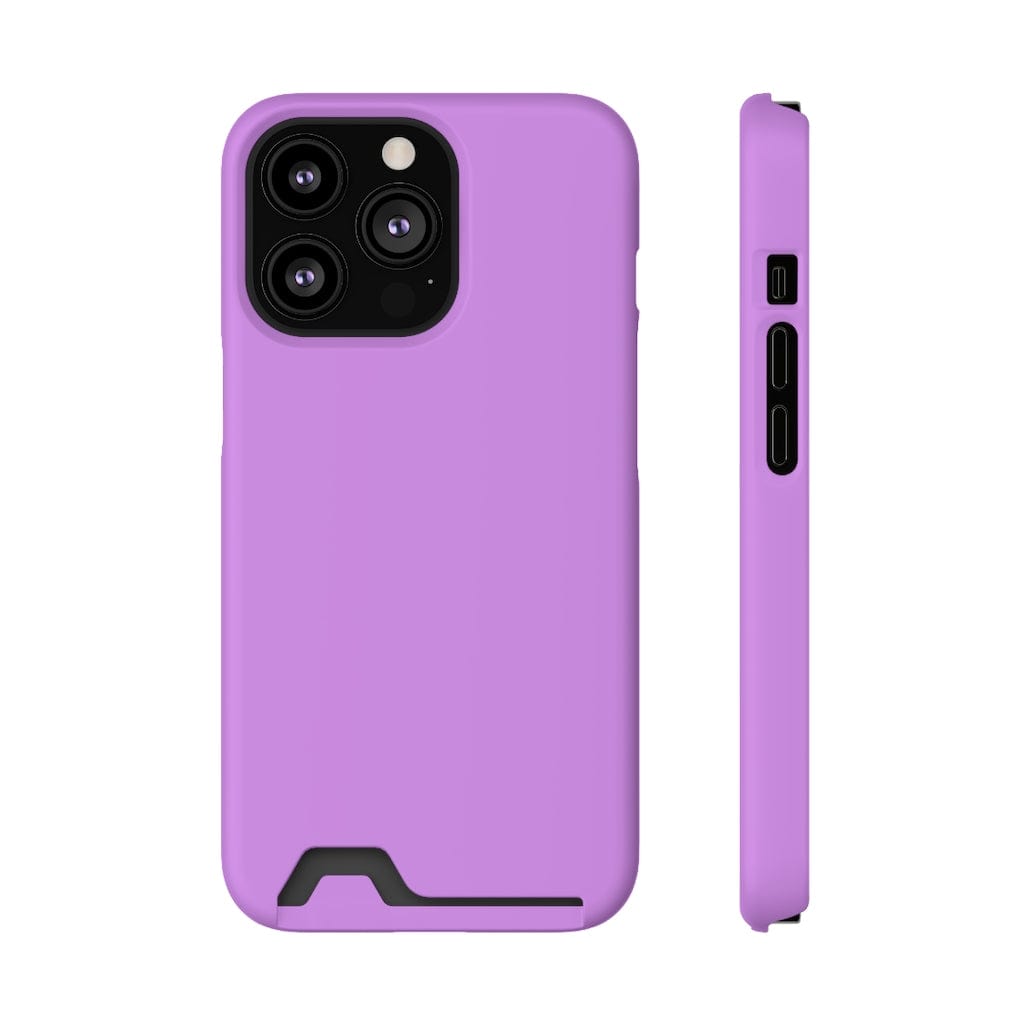 CASEBOB Phone Case iPhone 13 Pro / Matte / With gift packaging Bright Lilac iPhone Case (Card)