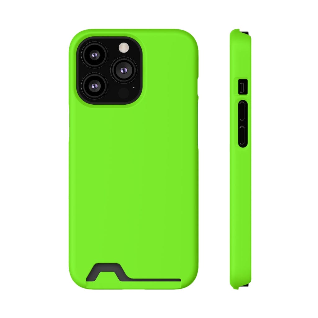 CASEBOB Phone Case iPhone 13 Pro / Matte / With gift packaging Chartreuse iPhone Case (Card)