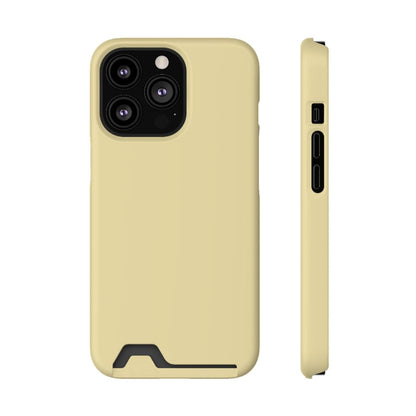 CASEBOB Phone Case iPhone 13 Pro / Matte / Without gift packaging Medium Champagne iPhone Case (Card)