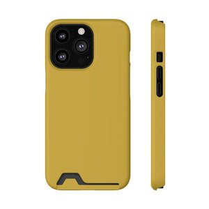 CASEBOB Phone Case iPhone 13 Pro / Matte / Without gift packaging Metallic Gold iPhone Case (Card)