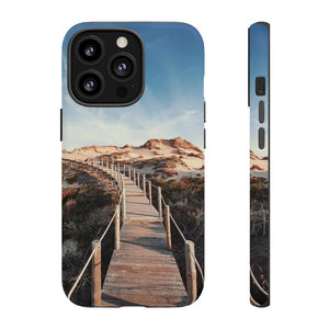 CASEBOB Phone Case iPhone 13 Pro / Matte Wooden pedestrian walkway iPhone Case (Protective)