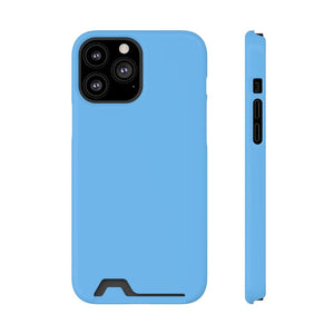 CASEBOB Phone Case iPhone 13 Pro Max / Glossy / With gift packaging Maya Blue iPhone Case (Card)