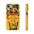 CASEBOB Phone Case iPhone 14 / Glossy Yellow Horse Glasses iPhone Case (Protective)