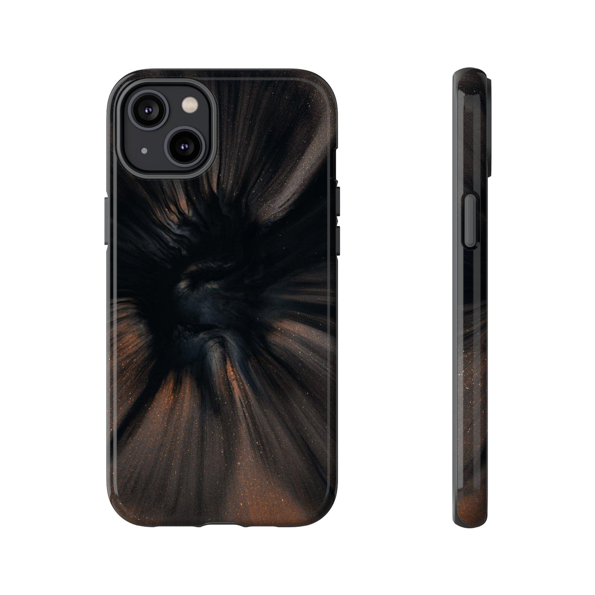 CASEBOB Phone Case iPhone 14 Plus / Glossy Warp Speed Ink Art iPhone Case (Protective)