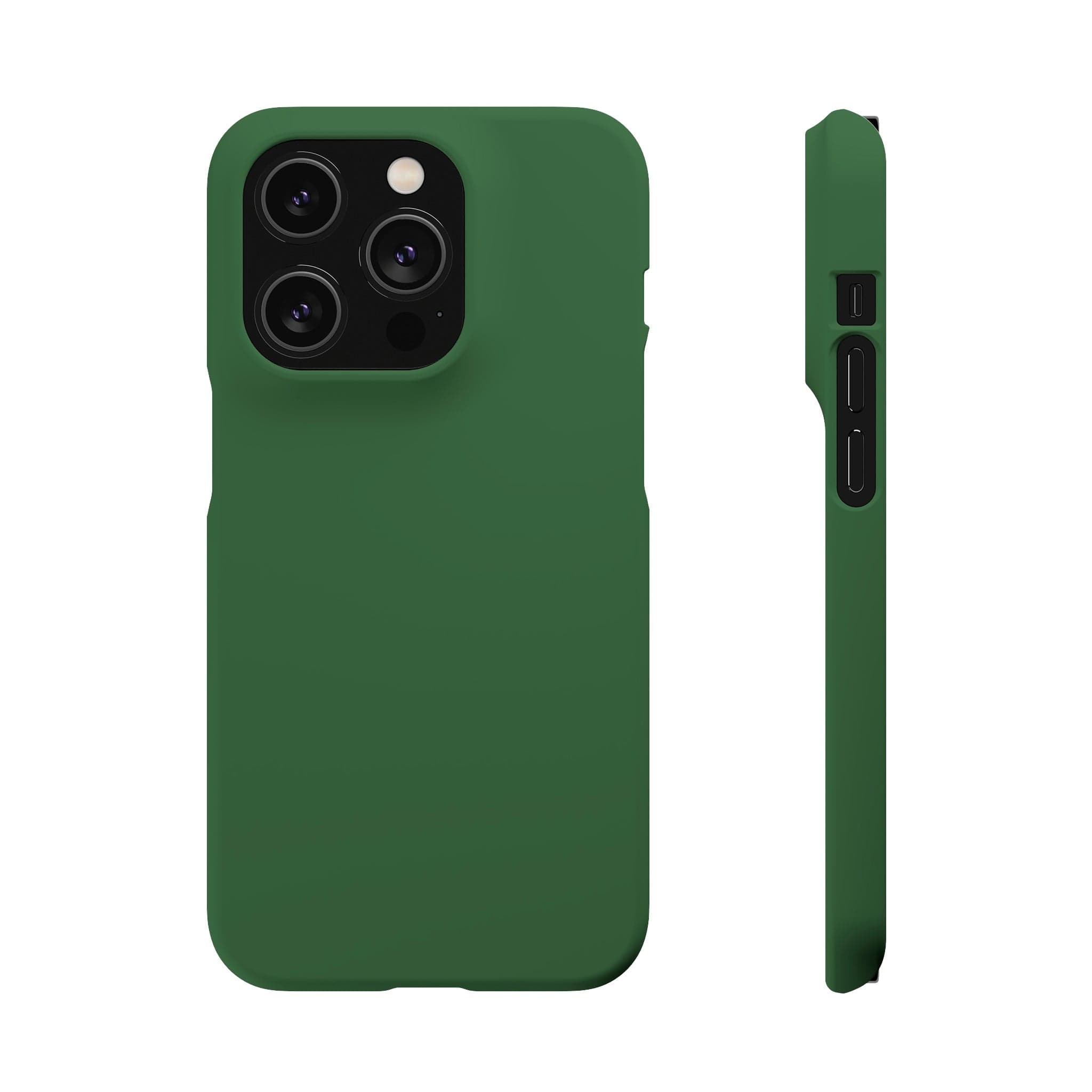 CASEBOB Phone Case iPhone 14 Pro / Matte Hunter Green iPhone Case (Slim)