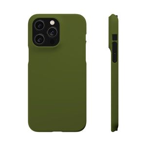 CASEBOB Phone Case iPhone 14 Pro Max / Matte Army Green iPhone Case (Slim)