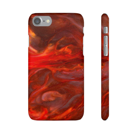 CASEBOB Phone Case iPhone 7 / Matte Warm Flames Ink Art iPhone Case (Slim)