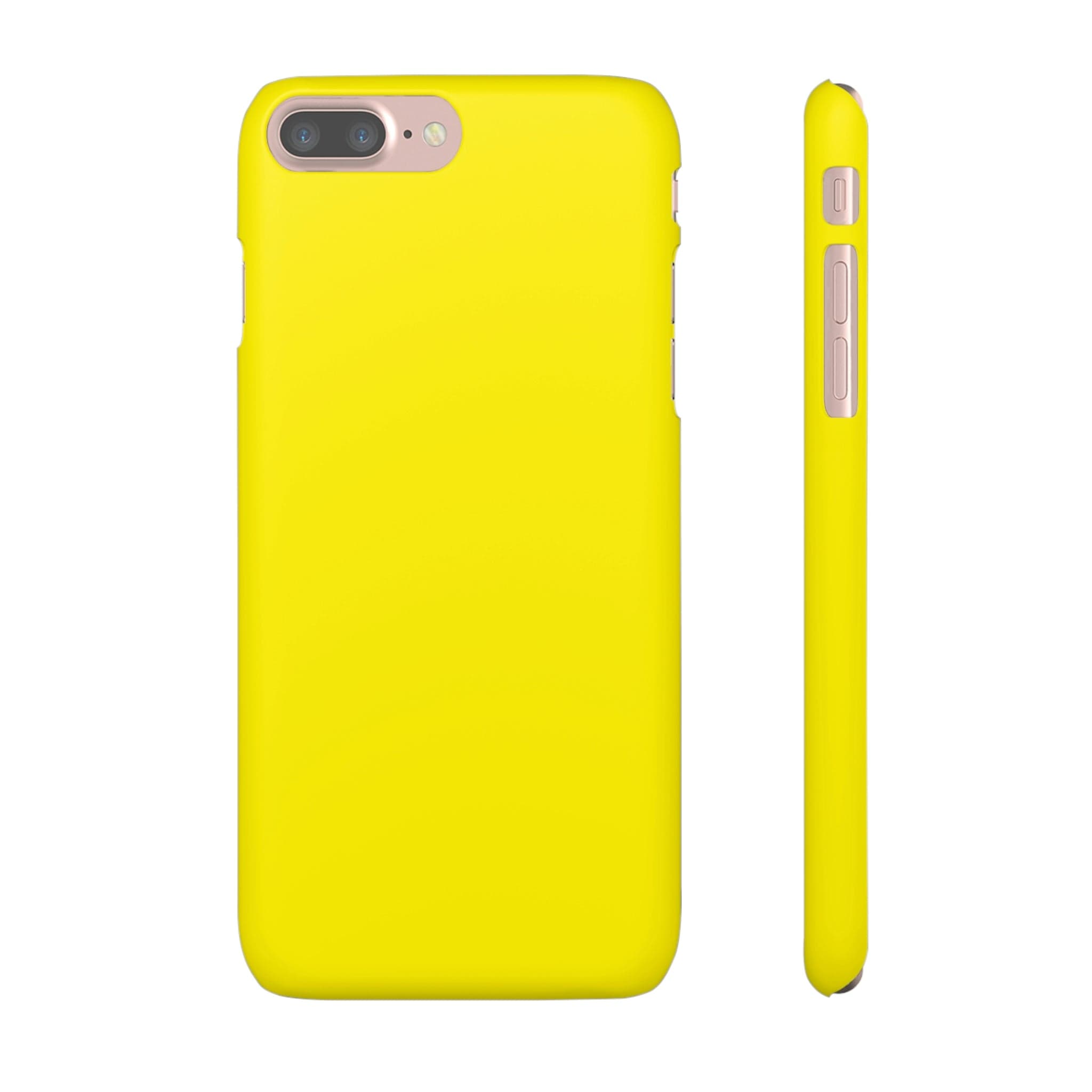 CASEBOB Phone Case iPhone 7 Plus / Matte Canary Yellow iPhone Case (Slim)