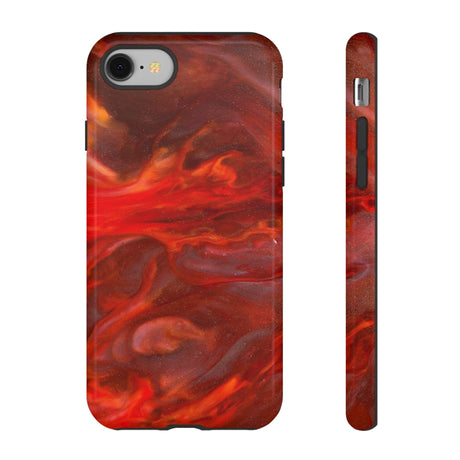 CASEBOB Phone Case iPhone 8 / Glossy Warm Flames Ink Art iPhone Case (Protective)