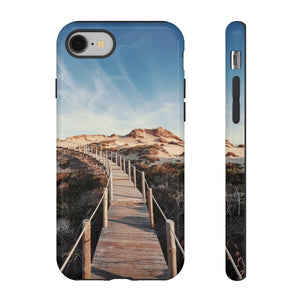 CASEBOB Phone Case iPhone 8 / Glossy Wooden pedestrian walkway iPhone Case (Protective)