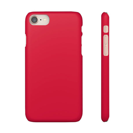 CASEBOB Phone Case iPhone 8 / Matte Crimson Red iPhone Case (Slim)