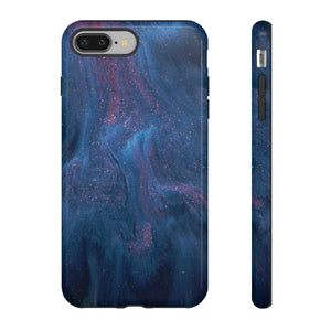 CASEBOB Phone Case iPhone 8 Plus / Glossy Midnight Flow Ink Art iPhone Case (Protective)