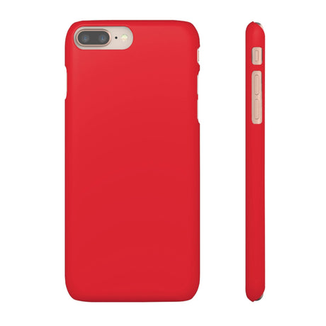 CASEBOB Phone Case iPhone 8 Plus / Matte Alizarin crimson iPhone Case (Slim)