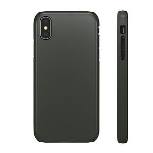 CASEBOB Phone Case iPhone X / Glossy Black Olive iPhone Case (Slim)