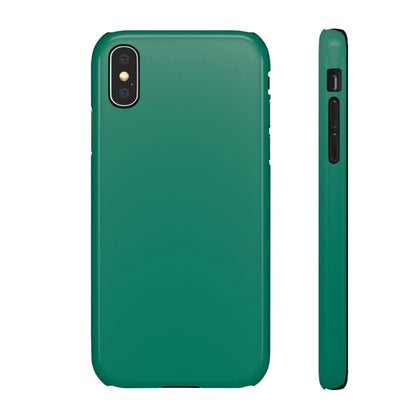 CASEBOB Phone Case iPhone X / Glossy Viridian iPhone Case (Slim)