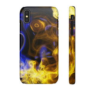 CASEBOB Phone Case iPhone X / Glossy Yellow Marble iPhone Case (Slim)