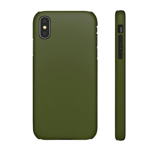 CASEBOB Phone Case iPhone X / Matte Army Green iPhone Case (Slim)