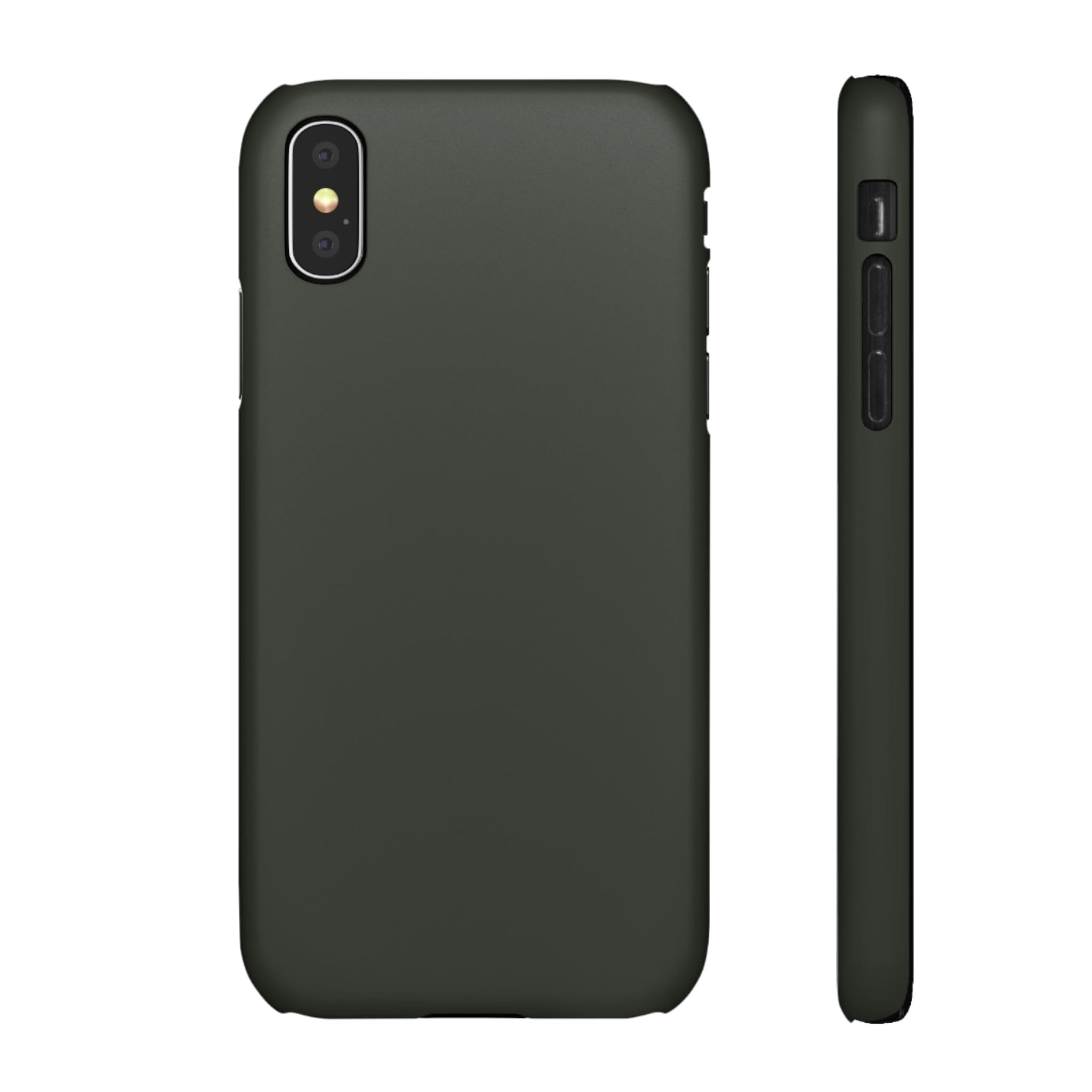 CASEBOB Phone Case iPhone X / Matte Black Olive iPhone Case (Slim)