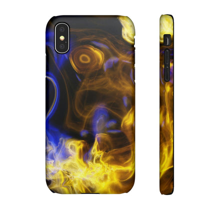 CASEBOB Phone Case iPhone X / Matte Yellow Marble iPhone Case (Slim)