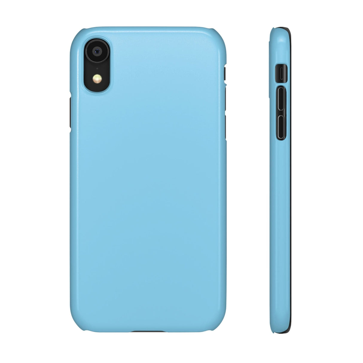 CASEBOB Phone Case iPhone XR / Glossy Baby Blue iPhone Case (Slim)