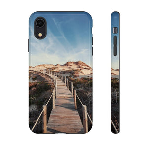 CASEBOB Phone Case iPhone XR / Glossy Wooden pedestrian walkway iPhone Case (Protective)