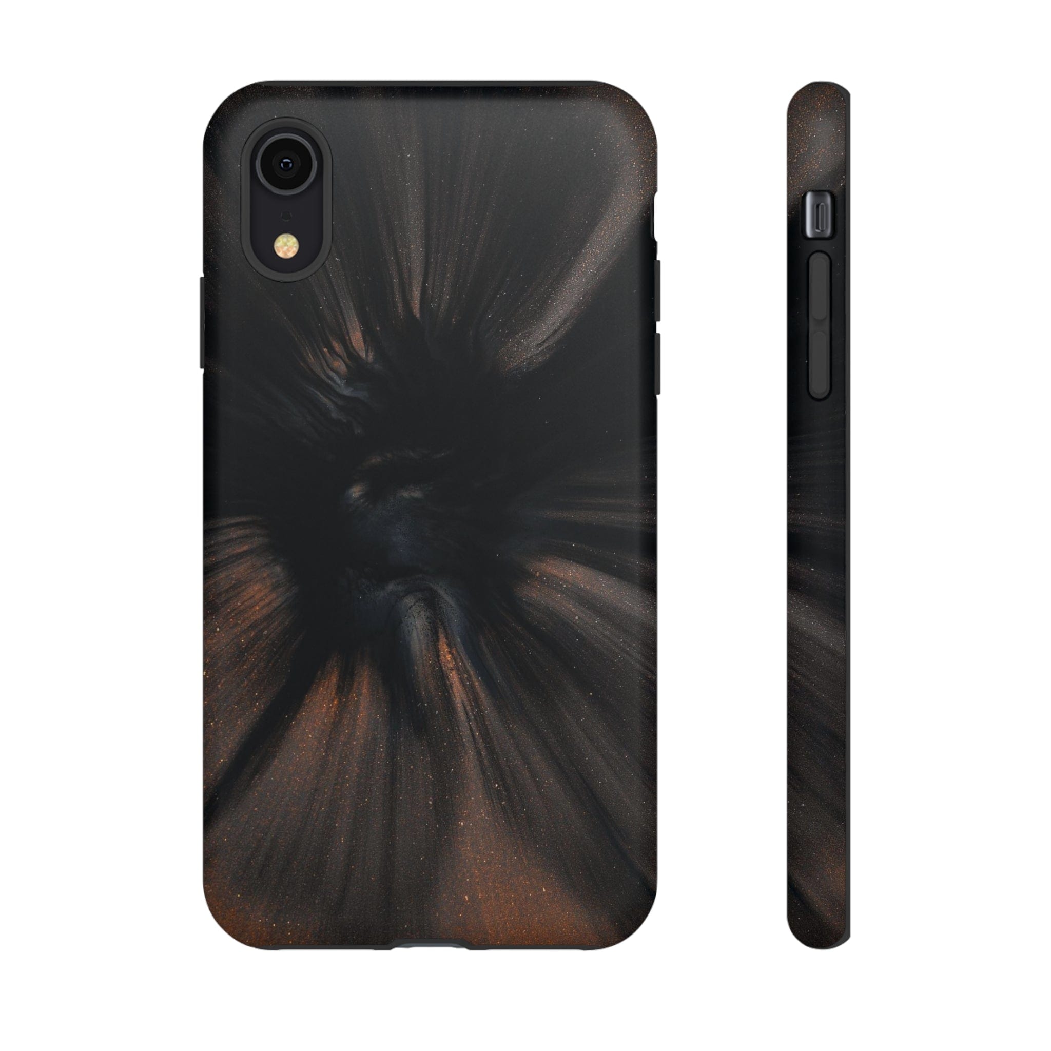 CASEBOB Phone Case iPhone XR / Matte Warp Speed Ink Art iPhone Case (Protective)