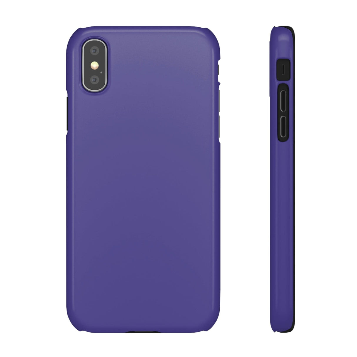 CASEBOB Phone Case iPhone XS / Glossy Dark Slate Blue iPhone Case (Slim)