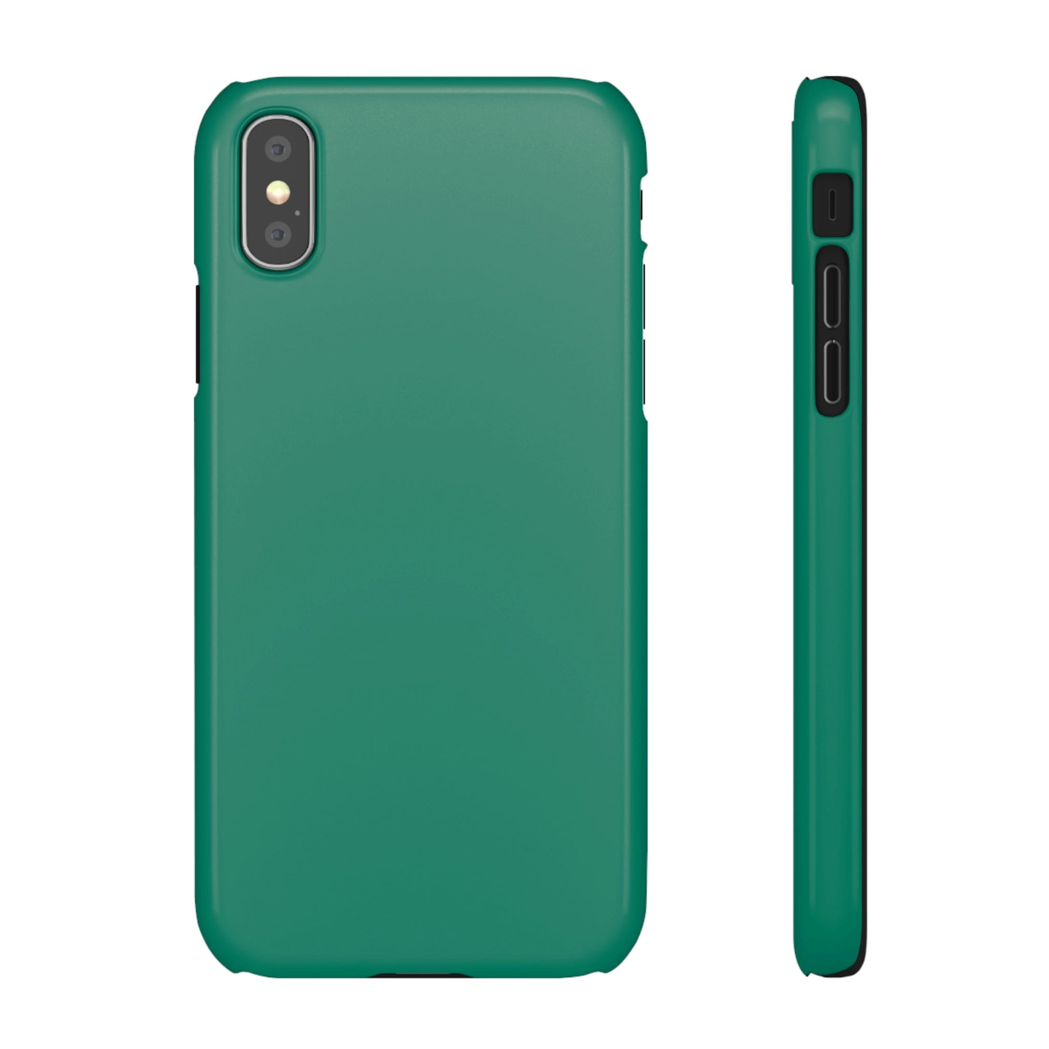 CASEBOB Phone Case iPhone XS / Glossy Viridian iPhone Case (Slim)