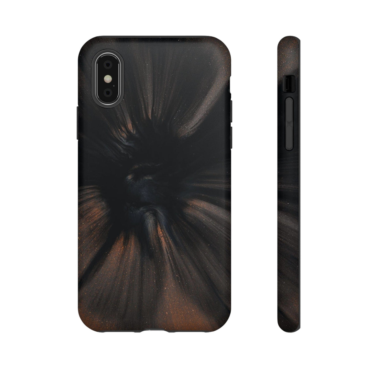 CASEBOB Phone Case iPhone XS / Matte Warp Speed Ink Art iPhone Case (Protective)