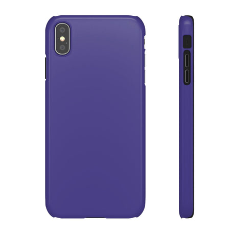 CASEBOB Phone Case iPhone XS MAX / Glossy Dark Slate Blue iPhone Case (Slim)