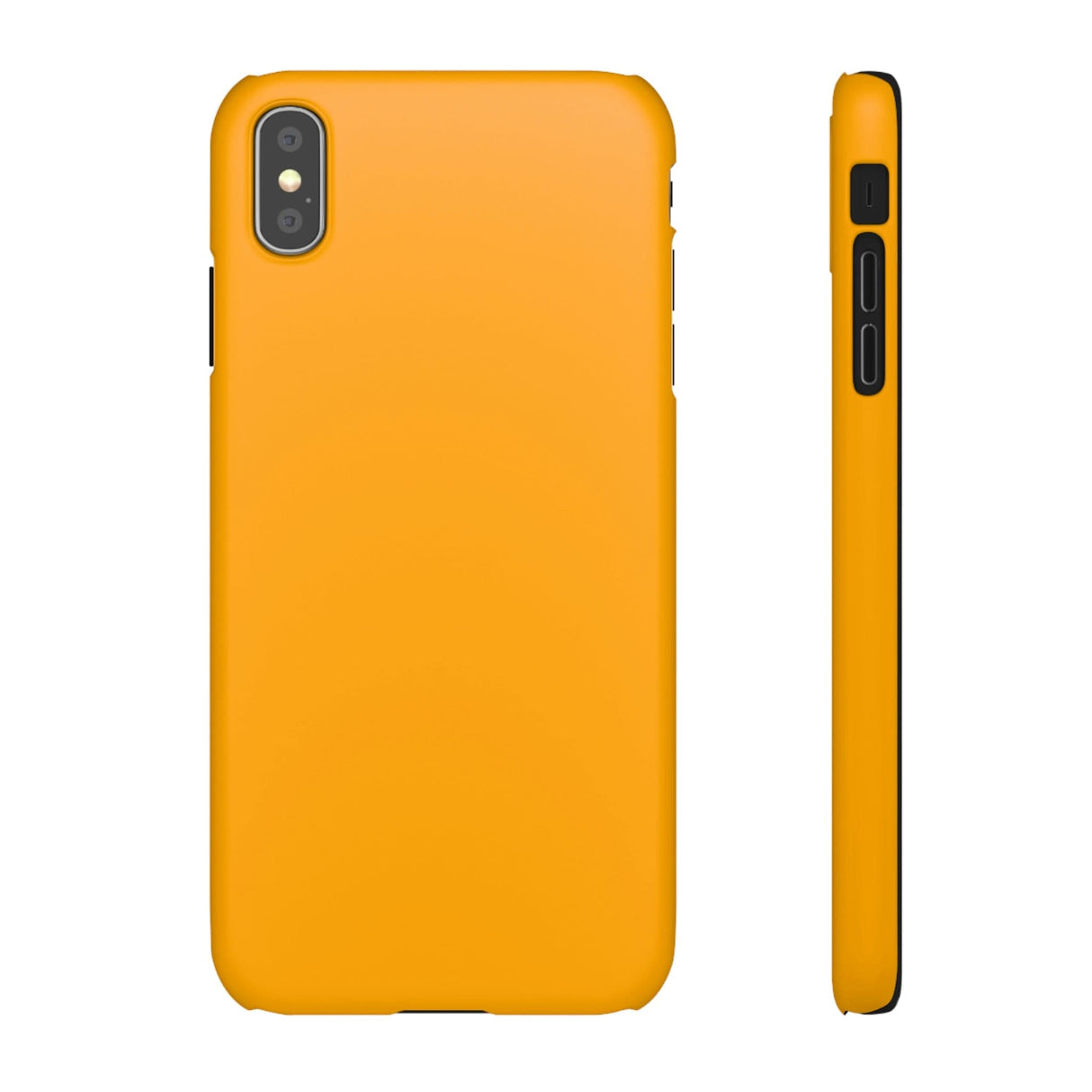 CASEBOB Phone Case iPhone XS MAX / Matte Chrome Yellow iPhone Case (Slim)