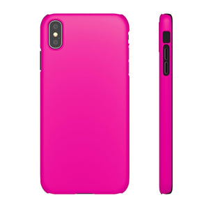 CASEBOB Phone Case iPhone XS MAX / Matte Hollywood Cerise iPhone Case (Slim)