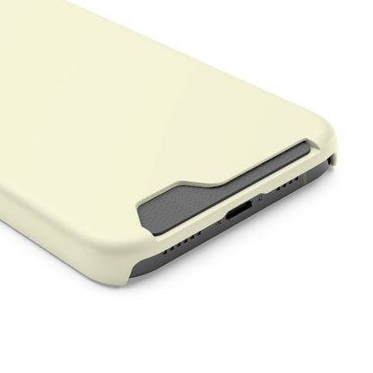 CASEBOB Phone Case Light Yellow iPhone Case (Card)