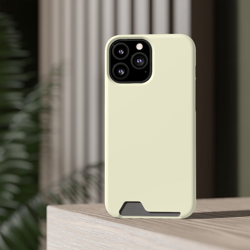 CASEBOB Phone Case Light Yellow iPhone Case (Card)