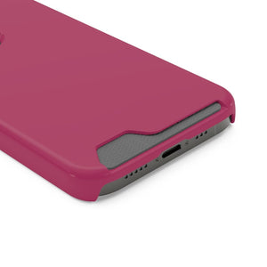 CASEBOB Phone Case Maroon iPhone Case (Card)